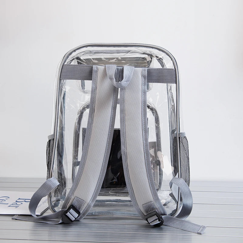 Women's Transparent Shoulder Bag Beach Travel Backpack