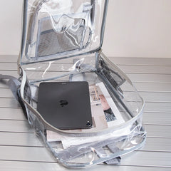Women's Transparent Shoulder Bag Beach Travel Backpack
