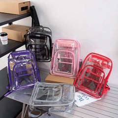 Women's Transparent Shoulder Bag Beach Travel Backpack