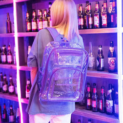 Women's Transparent Shoulder Bag Beach Travel Backpack