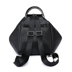 Women's Soft Leather Backpack - Travel, Young Girl 3-in-1 Backpack
