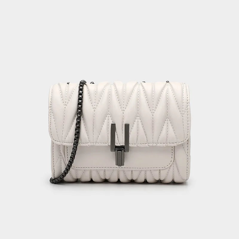 Women Chain Messenger Bag Wave Handbag Wild Small