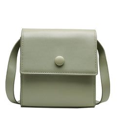 Women's PU Leather Shoulder Bag Mini Messenger Wild Small Square Bag