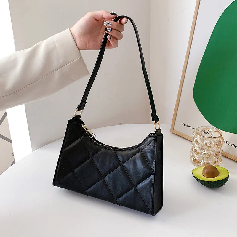 Retro High-End PU Leather Handbag for Women