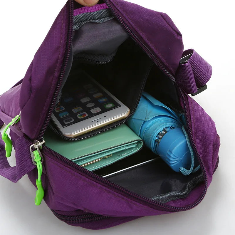 Women Crossbody Bag Waterproof Nylon Travel Bag