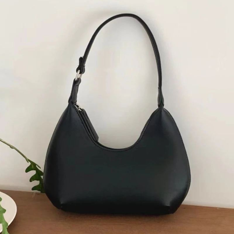 Versatile Underarm Crescent Bag for Women