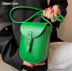 British Style Cowhide Women's Camera Bag