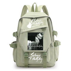 2022Johnny Hallyday lightweight nylon backpack