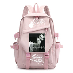 2022Johnny Hallyday lightweight nylon backpack