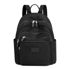 2022 Dark Green Women's Backpack Waterproof Nylon Student School Bag