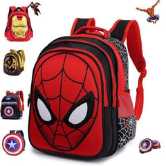 2022 Cartoon Schoolbag for Kids - Hero Pattern Backpack for Boys and Girls