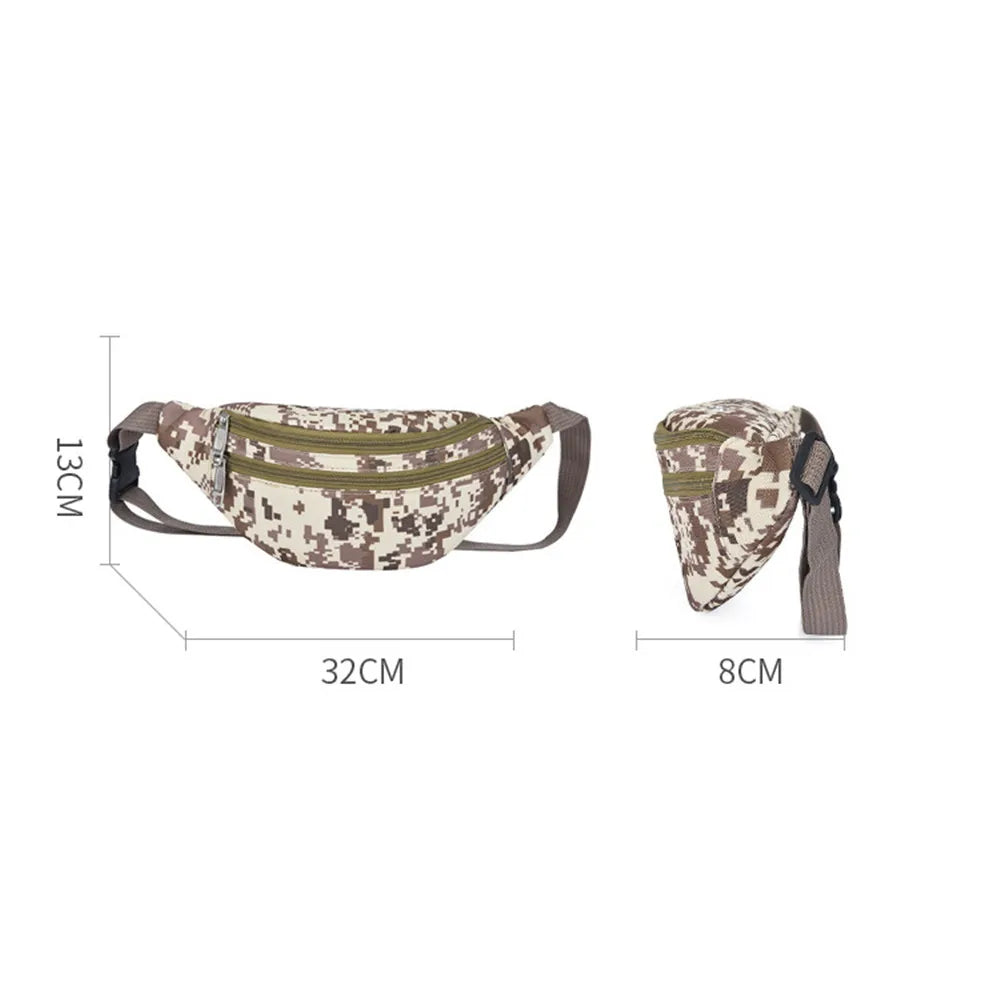Outdoor Waist Bag Fanny Pack Sport Crossbody Travel Male Belt Bag