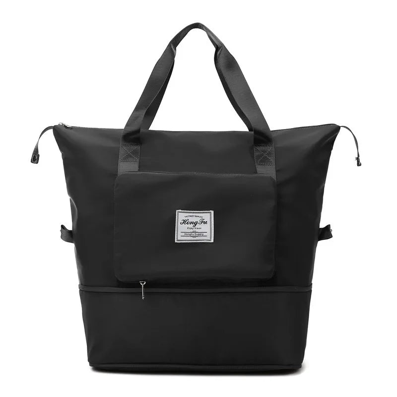 Large Folding Travel Tote Bag Waterproof Duffel Set Women