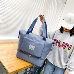 Large Folding Travel Tote Bag Waterproof Duffel Set Women