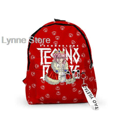 2022 Technoblade Candy Cane 3D Print School Bag for Teens