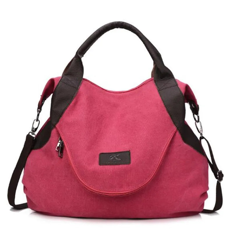2022Women Bag Large Capacity Casual Tote Handbag Canvas Shoulder Bag Crossbody