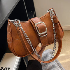 2022 Retro Chain Shoulder Bag Crossbody Underarm Bag