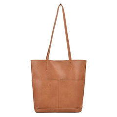 2022 Women's Vintage Shoulder Bag Large Capacity Bucket Bag