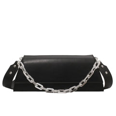 2022 Solid Women's Retro Shoulder Bag High-Quality All-Match Chain Messenger Bag