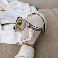 2022 Women's PU Leather Cross-Body Shoulder Bag Chain Waist Bag