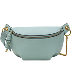 2022 Women's PU Leather Cross-Body Shoulder Bag Chain Waist Bag