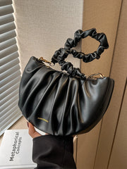 PU Leather Shoulder Bag Retro Female Underarm Pack