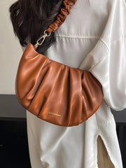 PU Leather Shoulder Bag Retro Female Underarm Pack