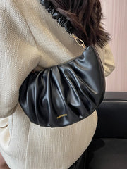 PU Leather Shoulder Bag Retro Female Underarm Pack