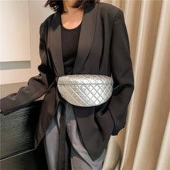 Women's Down Waist Pack Crossbody Bag for Winter Shopping