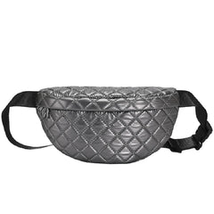 Women's Down Waist Pack Crossbody Bag for Winter Shopping