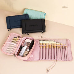 Makeup Brushes Bag Beauty Tools Organizer Pouch Toiletry Cosmetic Storage