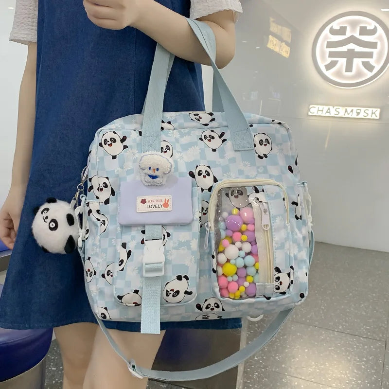 Kawaii Waterproof College Backpack Women Laptop Book Bags