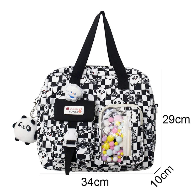 Kawaii Waterproof College Backpack Women Laptop Book Bags