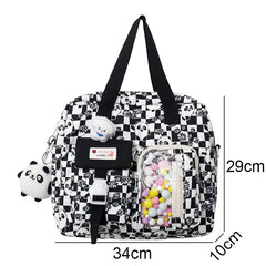Kawaii Waterproof College Backpack Women Laptop Book Bags