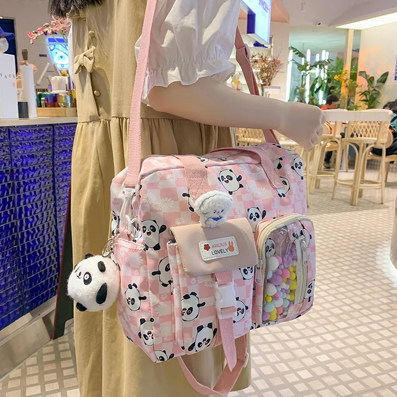 Kawaii Waterproof College Backpack Women Laptop Book Bags