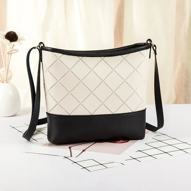 Fashionable PU Leather Mini Bags Women Shoulder Bags Retro Crossbody Bag