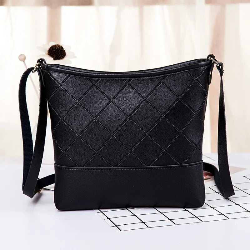 Fashionable PU Leather Mini Bags Women Shoulder Bags Retro Crossbody Bag