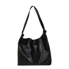 Soft Pu Leather Large Shoulder Bag, Retro Lady Shopper Purse