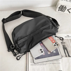 Casual Solid Women Bags Shoulder HandBag Nylon Cloth Messenger