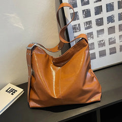 Casual Women Large Capacity Shoulder Bags Vintage Female Green Big Totes Crossbo