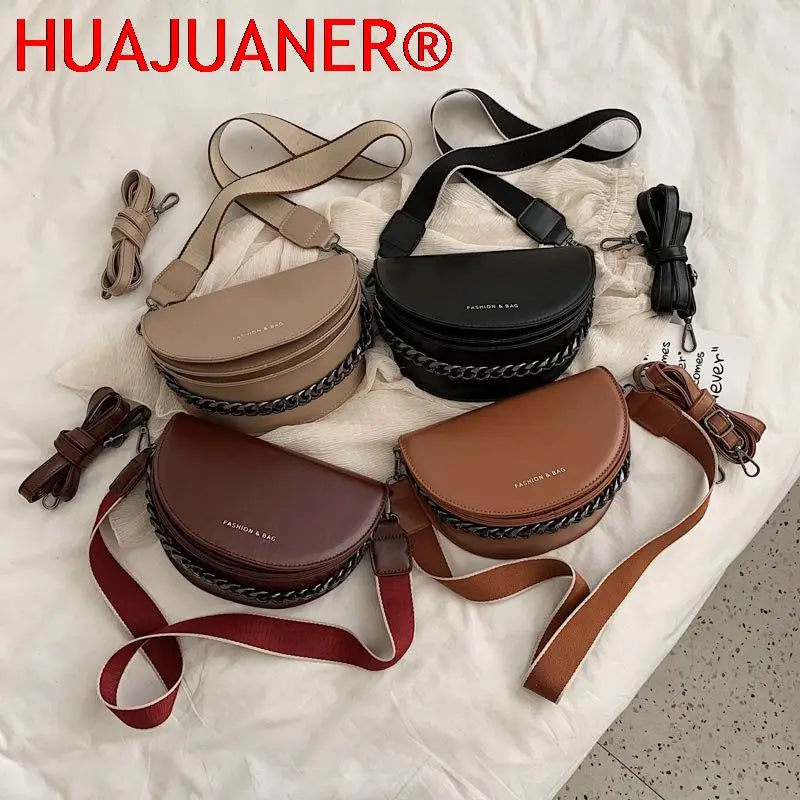 Vintage Brown Crossbody Bag for Women Flap Handbags