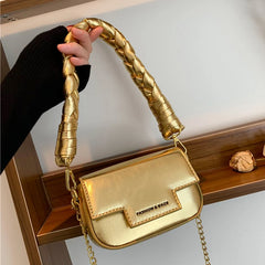 Women Pink Small Handbag Evening Clutch Mini Messenger Bags Chain Shoulder Bags