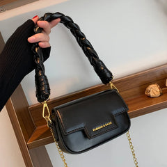 Women Pink Small Handbag Evening Clutch Mini Messenger Bags Chain Shoulder Bags