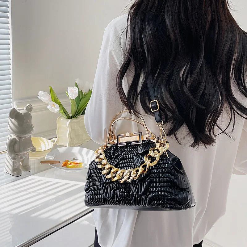 Pink Green Shoulder Bags Chain Crossbody Bags Totes