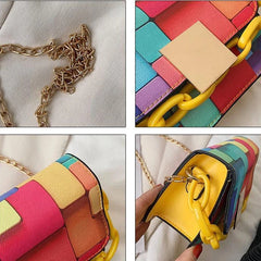 Women's Chain Shoulder Bag Mini Square Bag