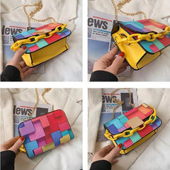 Women's Chain Shoulder Bag Mini Square Bag