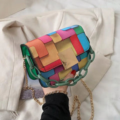 Women's Chain Shoulder Bag Mini Square Bag