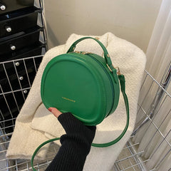 Circular Shoulder Bag Ladies Handbags And Purses Casual Crossbody Bags