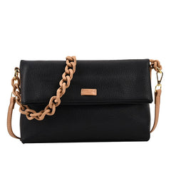 Women Pu Leather Shoulder Bag Chain Crossbody Soft Shopping