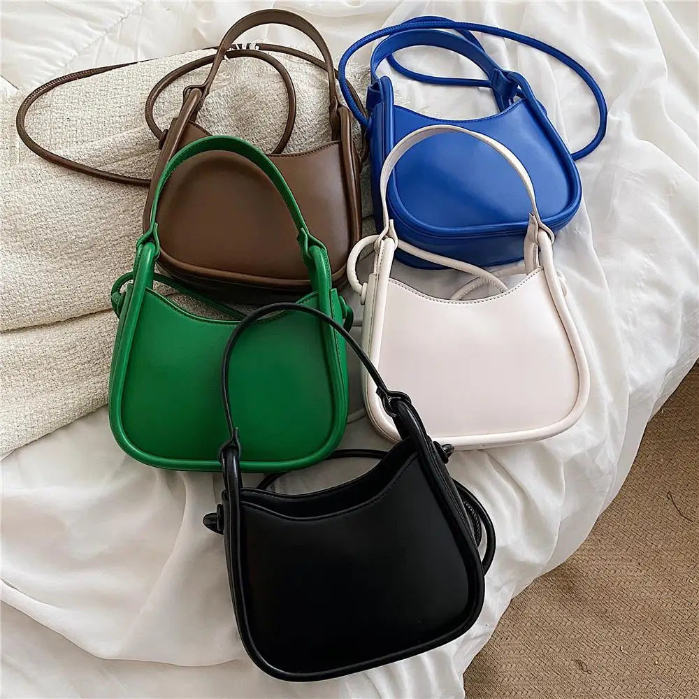 Small Crossbody Purse Half Moon Shoulder Bag for Women